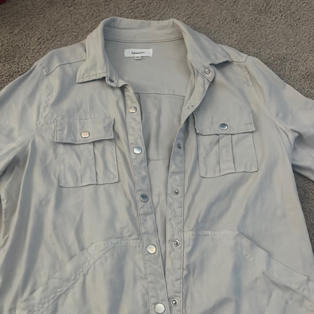 Level 99 Cream Utility Jacket